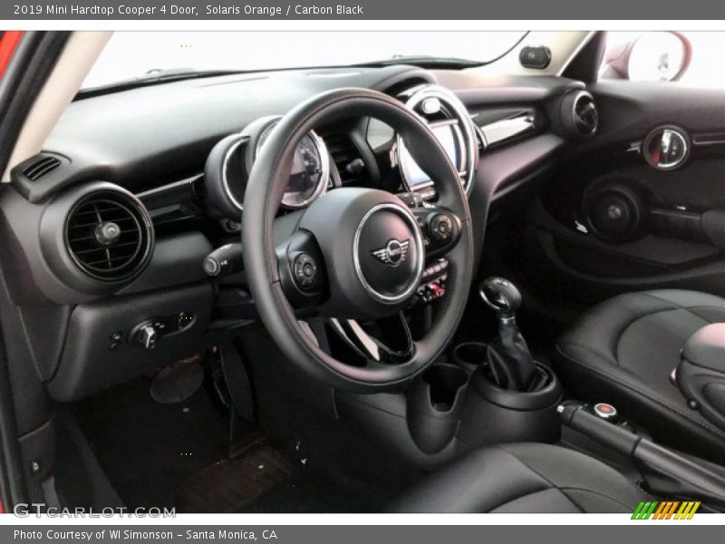 Solaris Orange / Carbon Black 2019 Mini Hardtop Cooper 4 Door