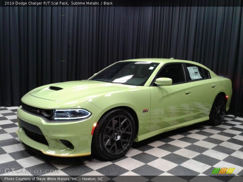 Sublime Metallic / Black 2019 Dodge Charger R/T Scat Pack