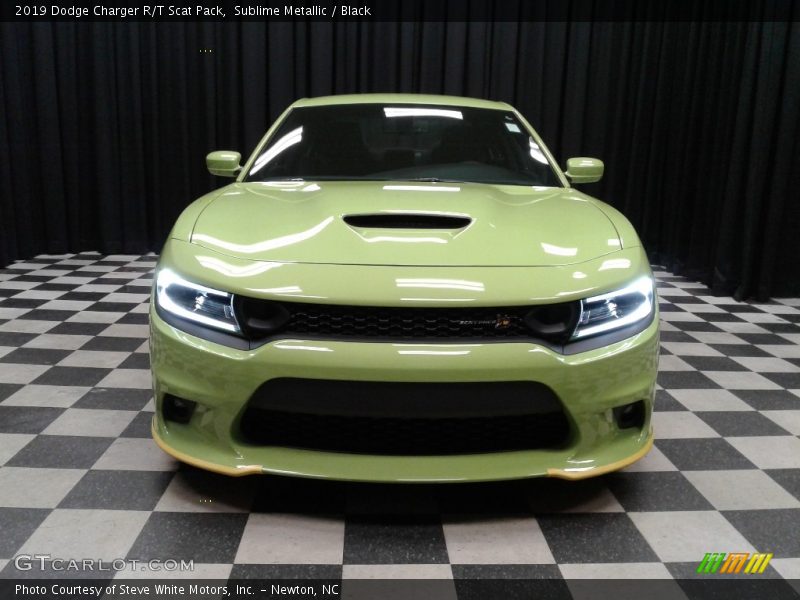 Sublime Metallic / Black 2019 Dodge Charger R/T Scat Pack