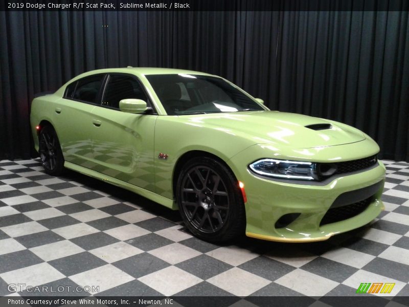 Sublime Metallic / Black 2019 Dodge Charger R/T Scat Pack