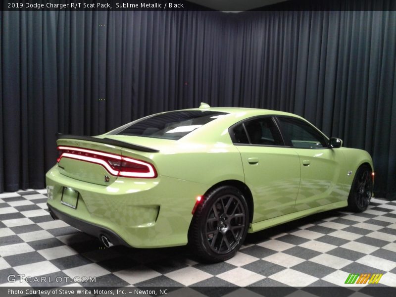 Sublime Metallic / Black 2019 Dodge Charger R/T Scat Pack