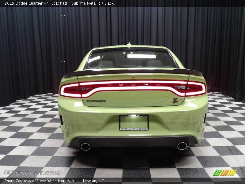 Sublime Metallic / Black 2019 Dodge Charger R/T Scat Pack