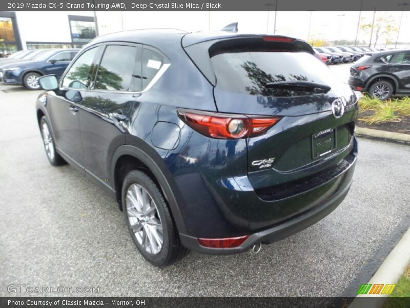 Deep Crystal Blue Mica / Black 2019 Mazda CX-5 Grand Touring AWD