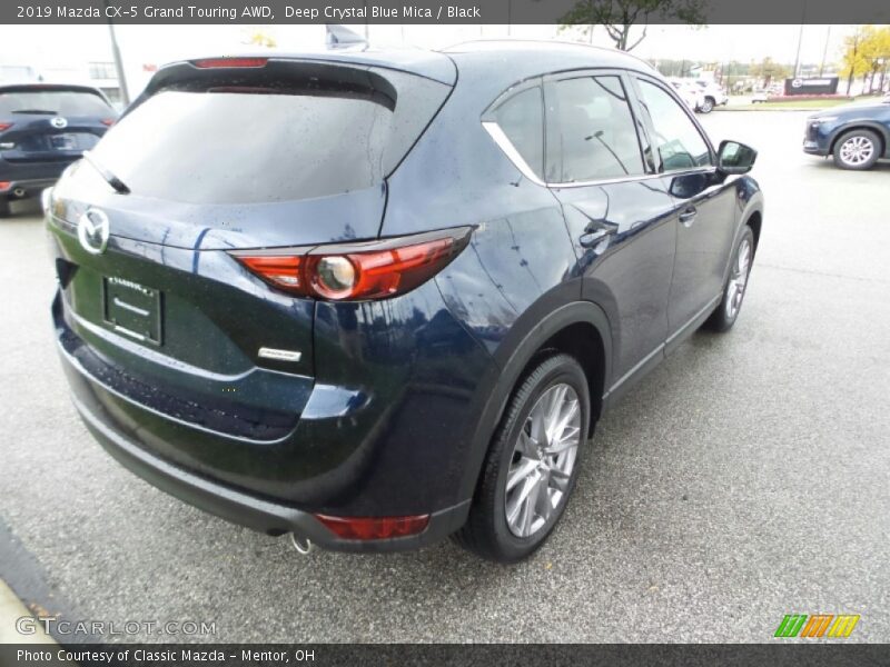 Deep Crystal Blue Mica / Black 2019 Mazda CX-5 Grand Touring AWD
