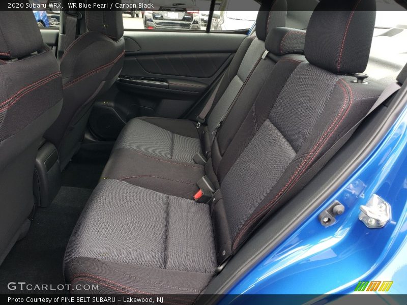 Rear Seat of 2020 WRX 