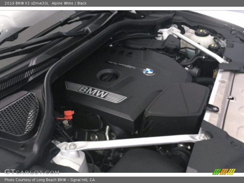 Alpine White / Black 2019 BMW X3 sDrive30i