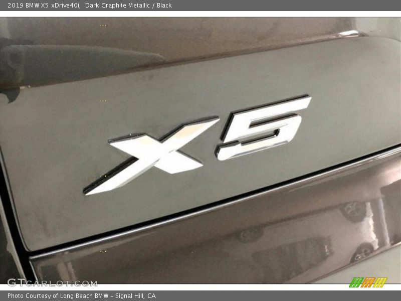 Dark Graphite Metallic / Black 2019 BMW X5 xDrive40i