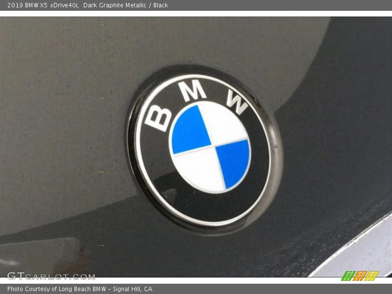 Dark Graphite Metallic / Black 2019 BMW X5 xDrive40i