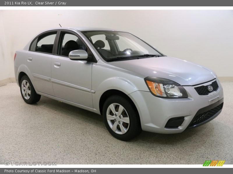 Clear Silver / Gray 2011 Kia Rio LX
