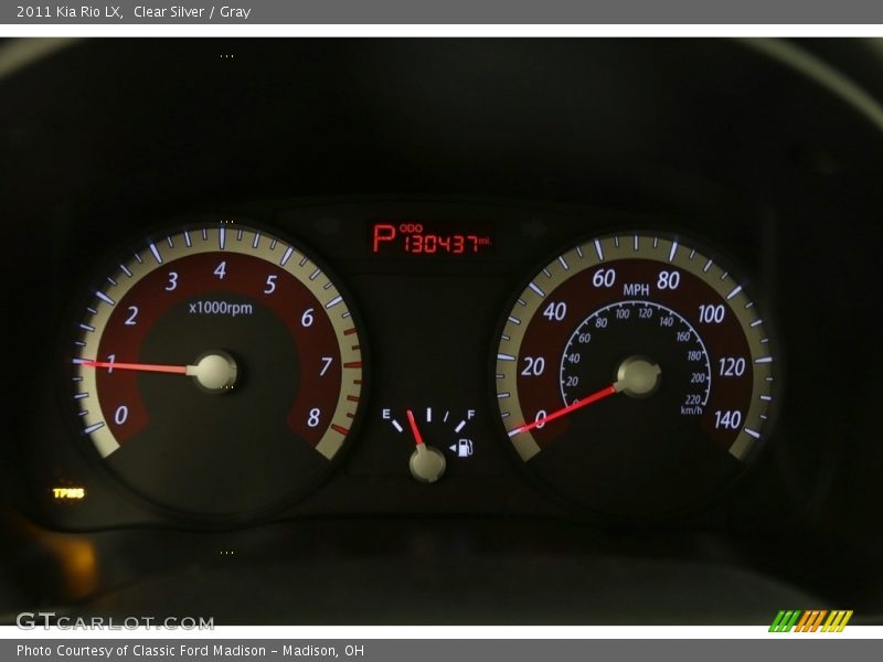 Clear Silver / Gray 2011 Kia Rio LX