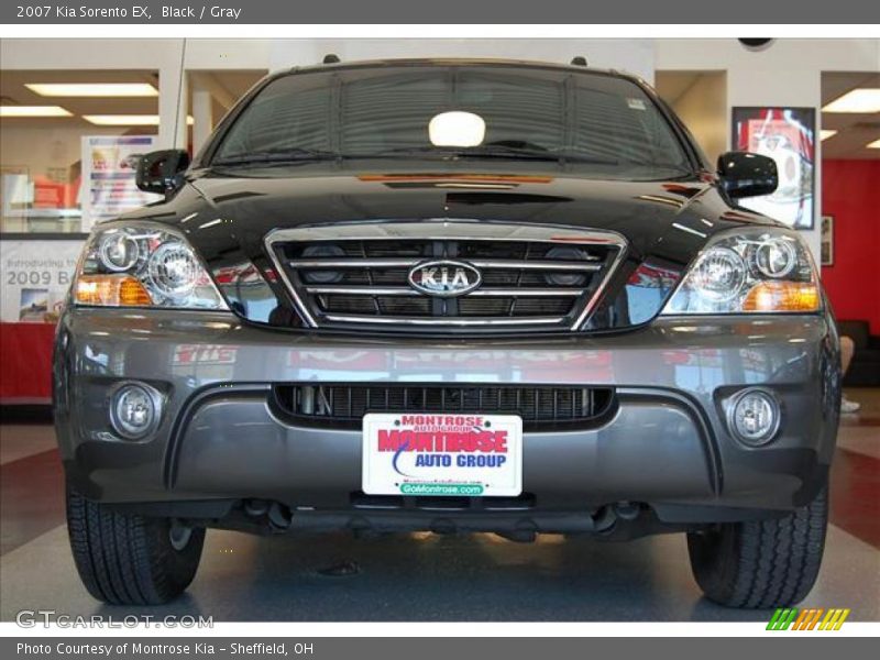 Black / Gray 2007 Kia Sorento EX