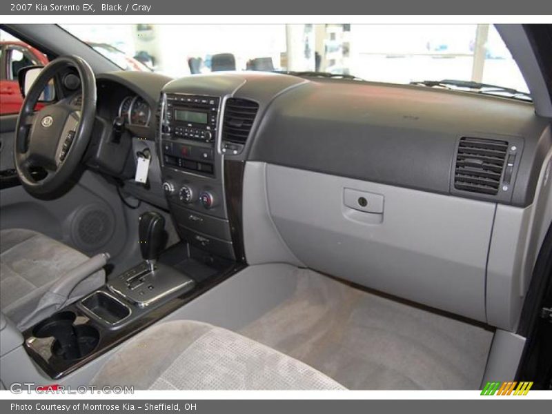 Black / Gray 2007 Kia Sorento EX
