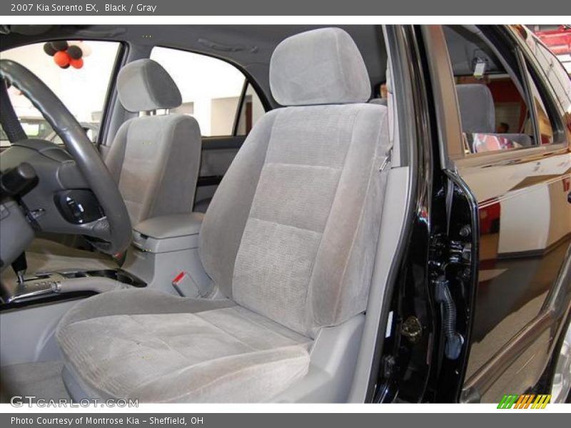 Black / Gray 2007 Kia Sorento EX