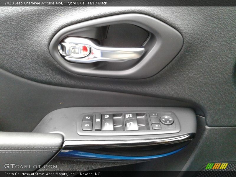 Hydro Blue Pearl / Black 2020 Jeep Cherokee Altitude 4x4