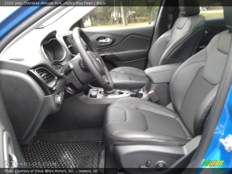 Hydro Blue Pearl / Black 2020 Jeep Cherokee Altitude 4x4