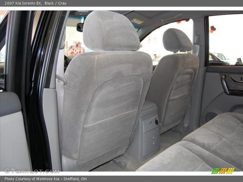 Black / Gray 2007 Kia Sorento EX