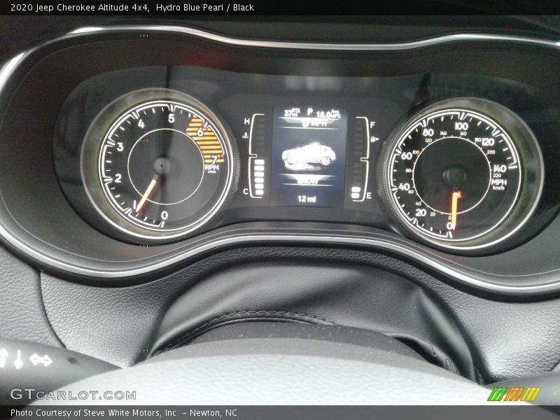 Hydro Blue Pearl / Black 2020 Jeep Cherokee Altitude 4x4