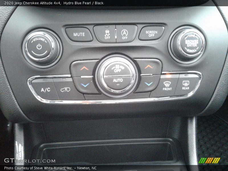 Hydro Blue Pearl / Black 2020 Jeep Cherokee Altitude 4x4