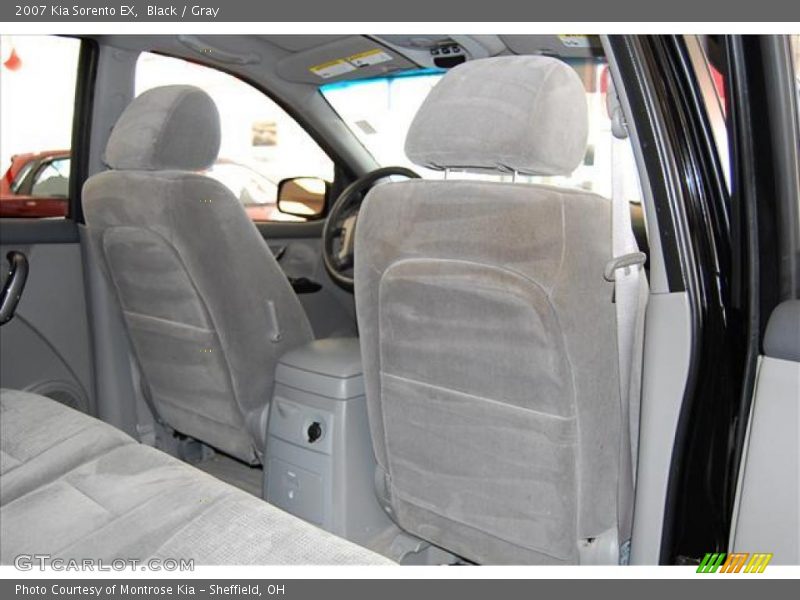 Black / Gray 2007 Kia Sorento EX