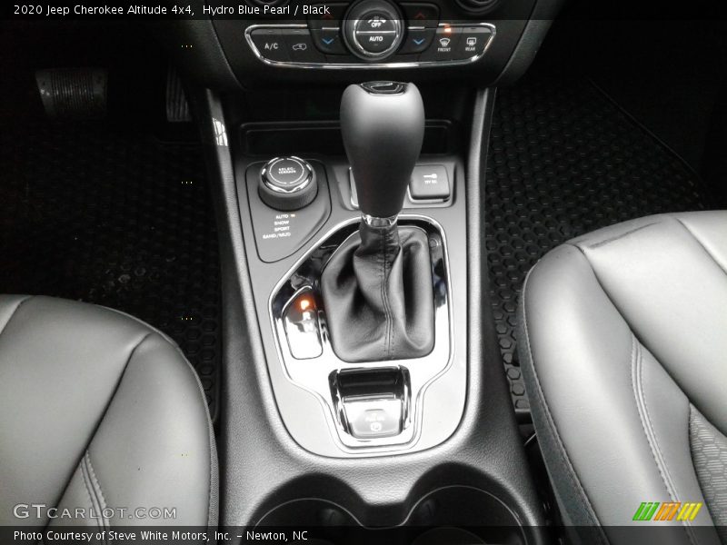 Hydro Blue Pearl / Black 2020 Jeep Cherokee Altitude 4x4