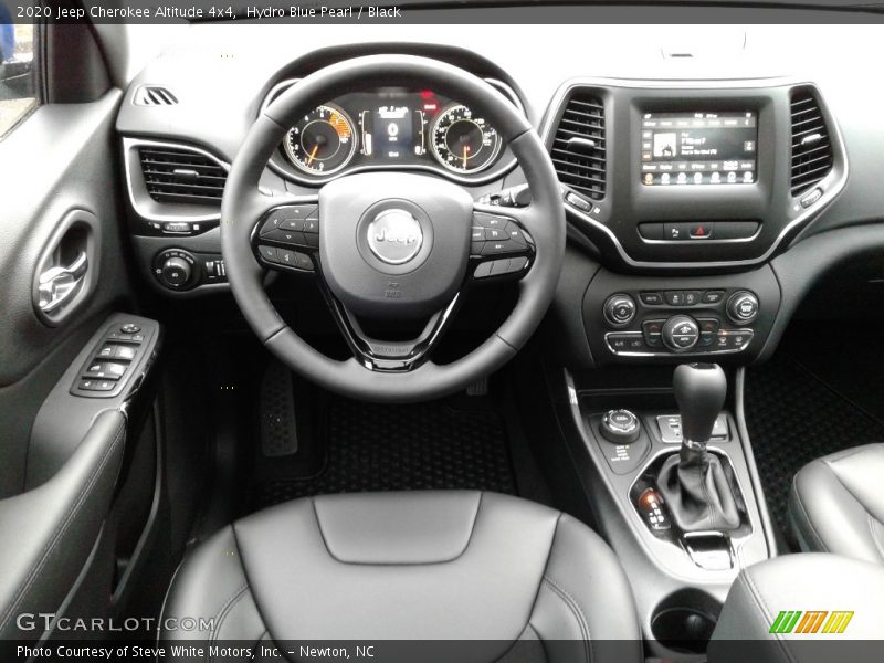Hydro Blue Pearl / Black 2020 Jeep Cherokee Altitude 4x4