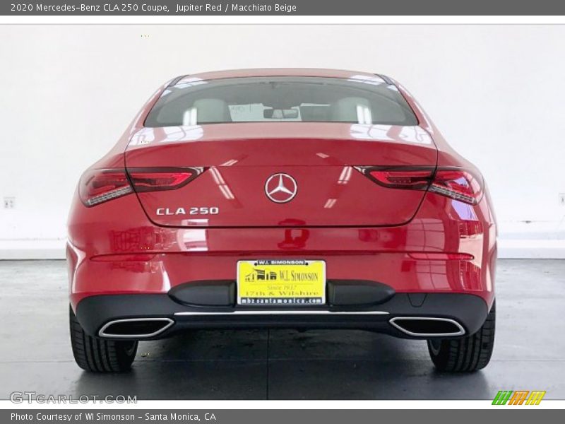 Jupiter Red / Macchiato Beige 2020 Mercedes-Benz CLA 250 Coupe