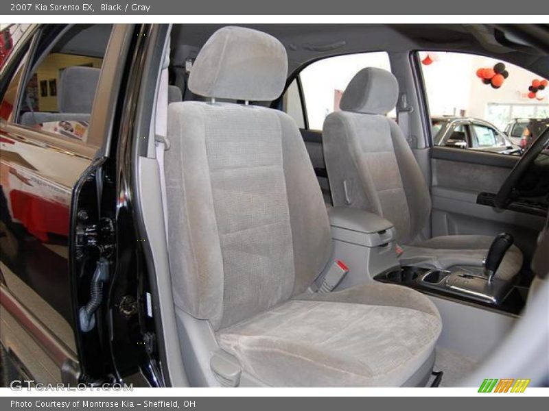 Black / Gray 2007 Kia Sorento EX