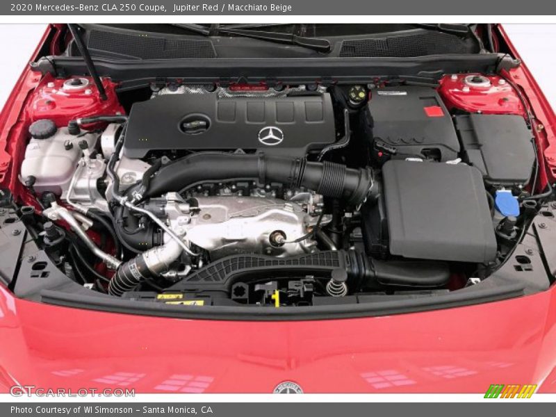 Jupiter Red / Macchiato Beige 2020 Mercedes-Benz CLA 250 Coupe
