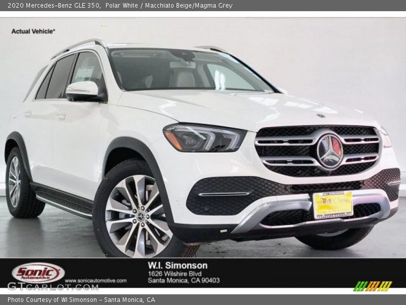 Polar White / Macchiato Beige/Magma Grey 2020 Mercedes-Benz GLE 350