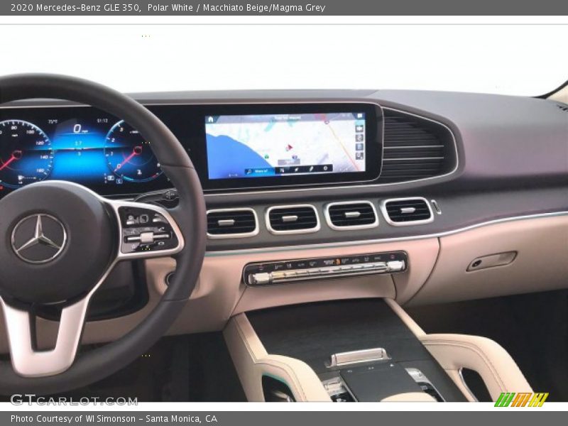 Polar White / Macchiato Beige/Magma Grey 2020 Mercedes-Benz GLE 350