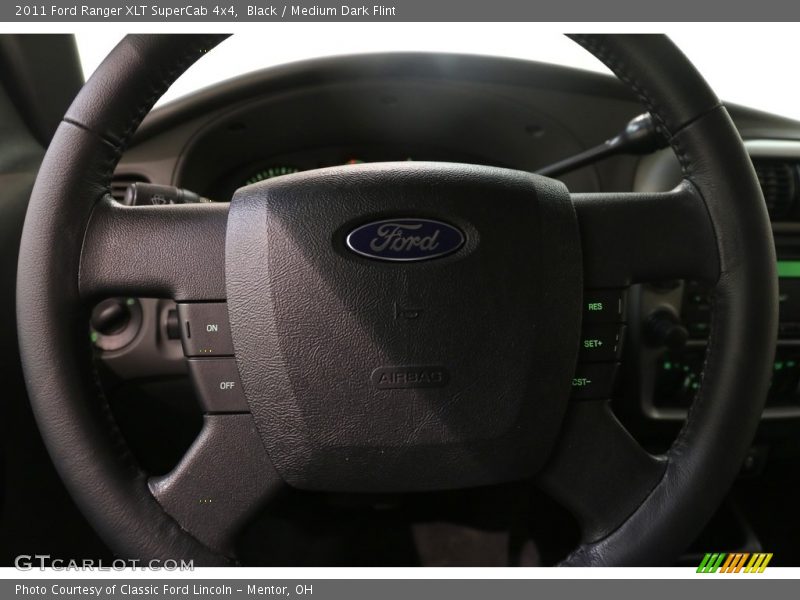 Black / Medium Dark Flint 2011 Ford Ranger XLT SuperCab 4x4