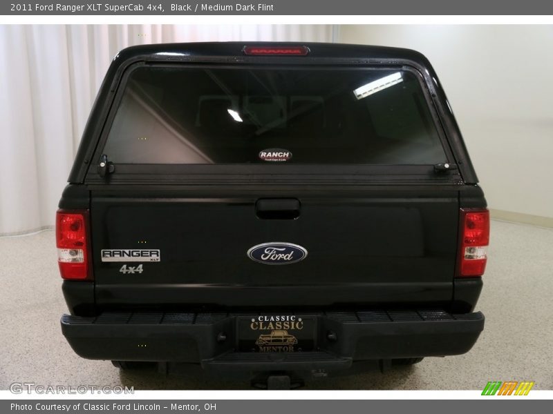 Black / Medium Dark Flint 2011 Ford Ranger XLT SuperCab 4x4