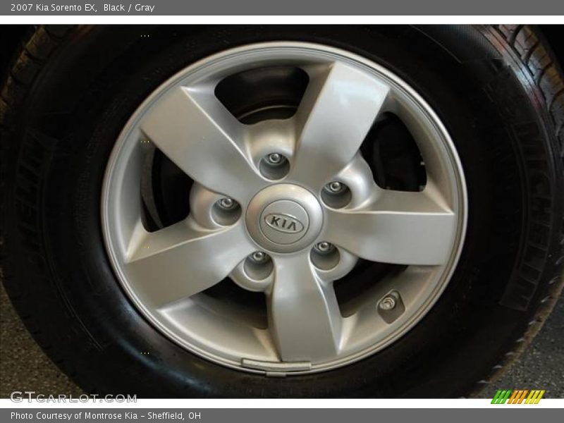 Black / Gray 2007 Kia Sorento EX