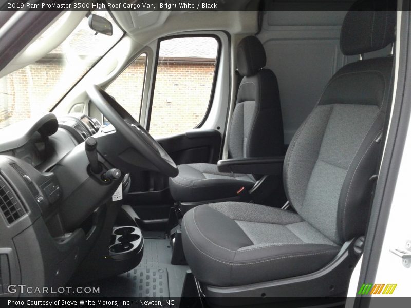 Bright White / Black 2019 Ram ProMaster 3500 High Roof Cargo Van