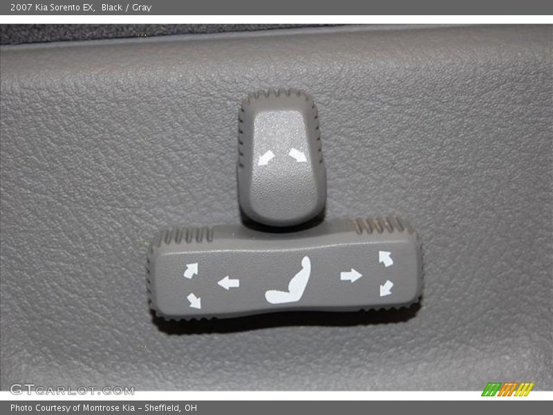Black / Gray 2007 Kia Sorento EX