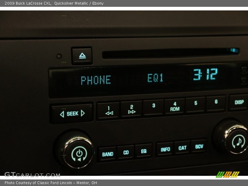 Quicksilver Metallic / Ebony 2009 Buick LaCrosse CXL
