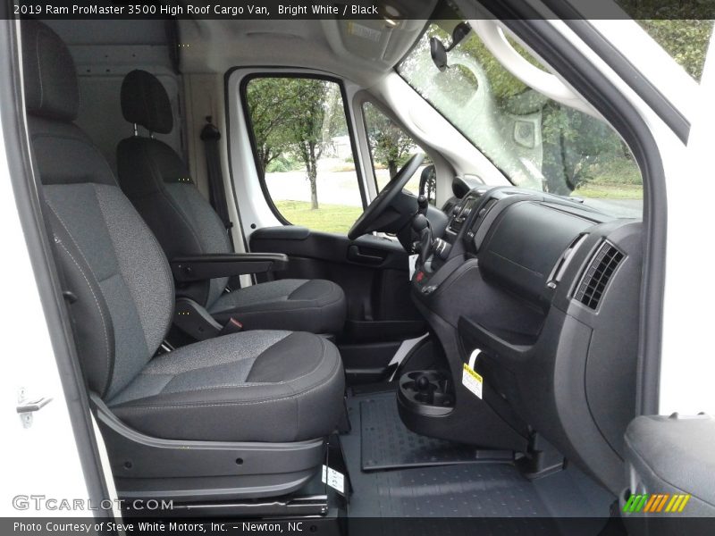 Bright White / Black 2019 Ram ProMaster 3500 High Roof Cargo Van