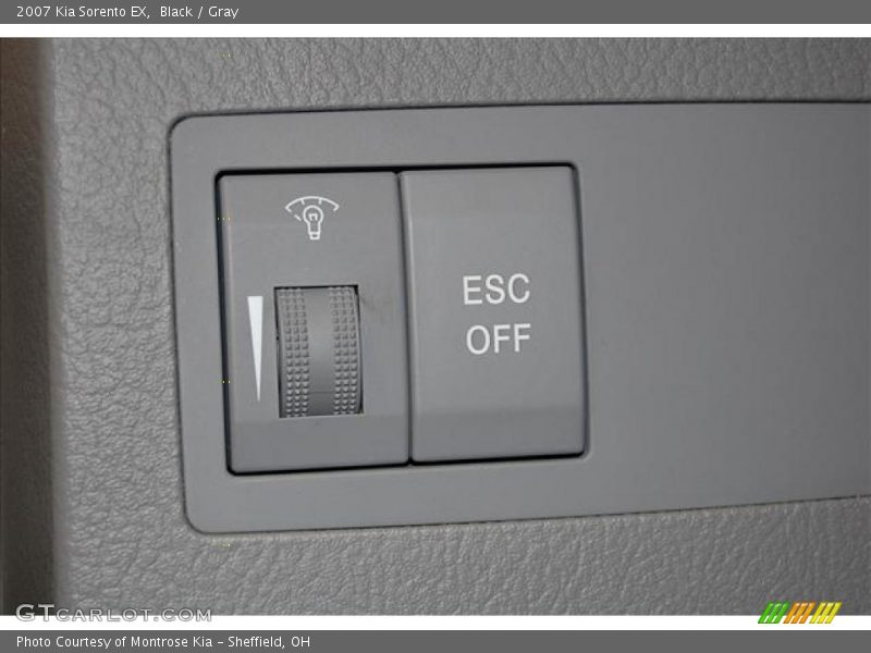 Black / Gray 2007 Kia Sorento EX