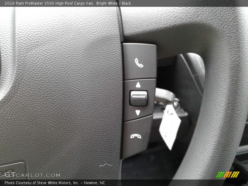 Bright White / Black 2019 Ram ProMaster 3500 High Roof Cargo Van