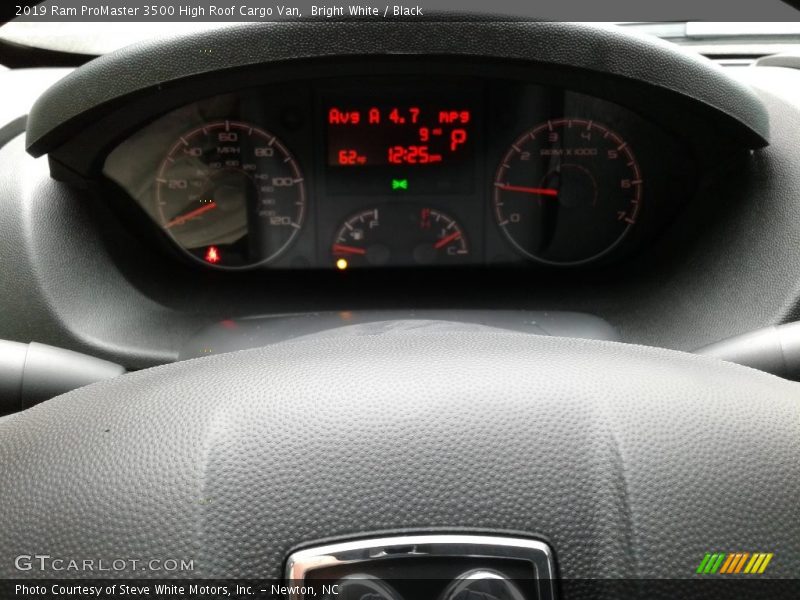 Bright White / Black 2019 Ram ProMaster 3500 High Roof Cargo Van