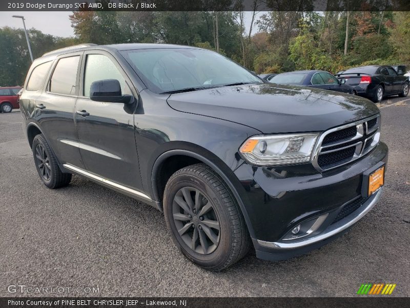 DB Black / Black 2019 Dodge Durango SXT AWD