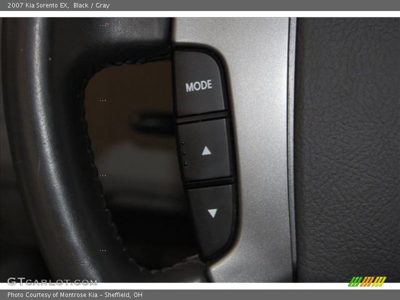 Black / Gray 2007 Kia Sorento EX