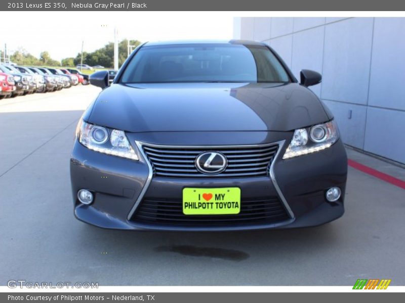 Nebula Gray Pearl / Black 2013 Lexus ES 350
