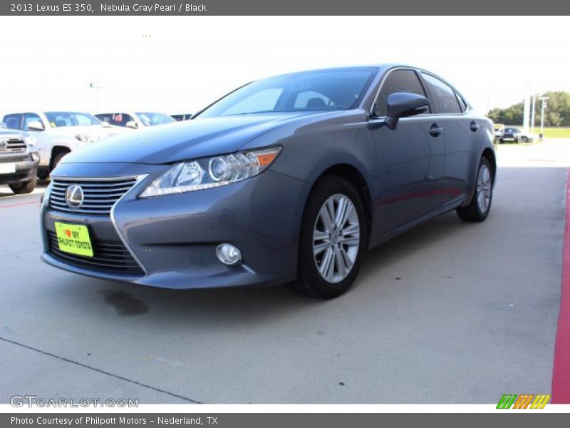 Nebula Gray Pearl / Black 2013 Lexus ES 350