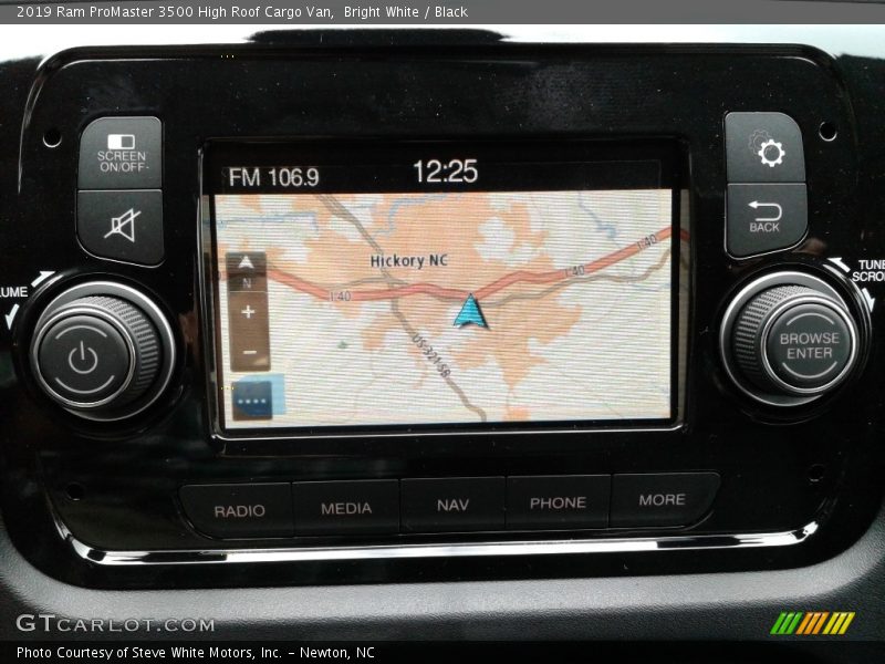 Bright White / Black 2019 Ram ProMaster 3500 High Roof Cargo Van