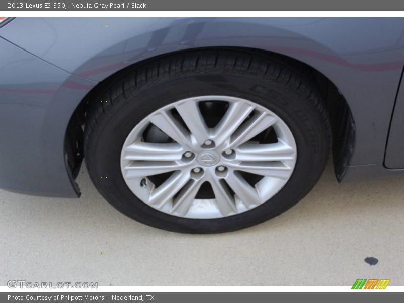 Nebula Gray Pearl / Black 2013 Lexus ES 350