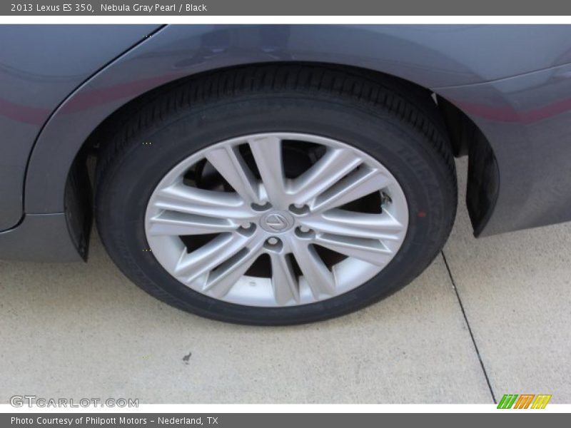 Nebula Gray Pearl / Black 2013 Lexus ES 350
