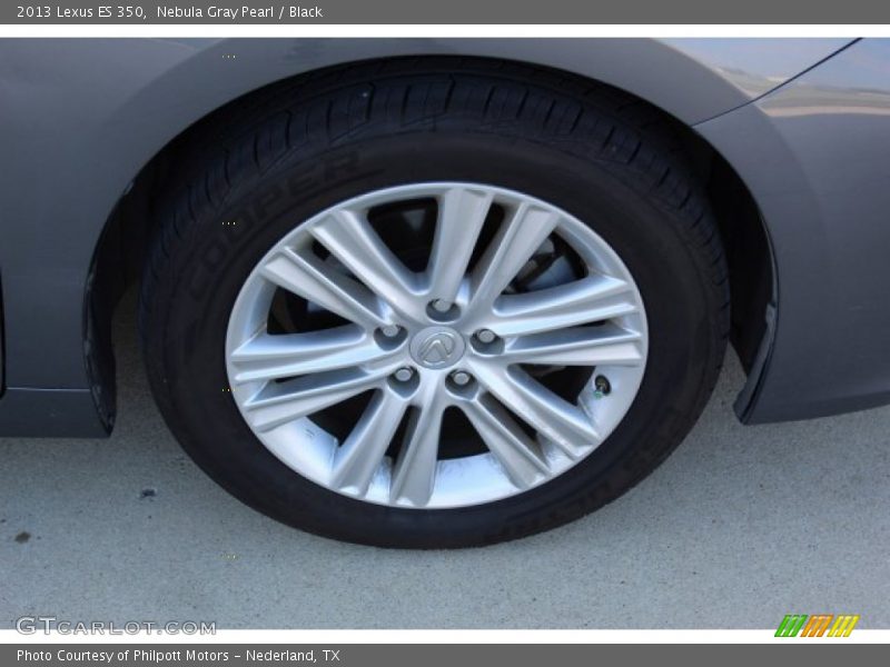 Nebula Gray Pearl / Black 2013 Lexus ES 350