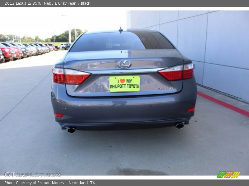Nebula Gray Pearl / Black 2013 Lexus ES 350