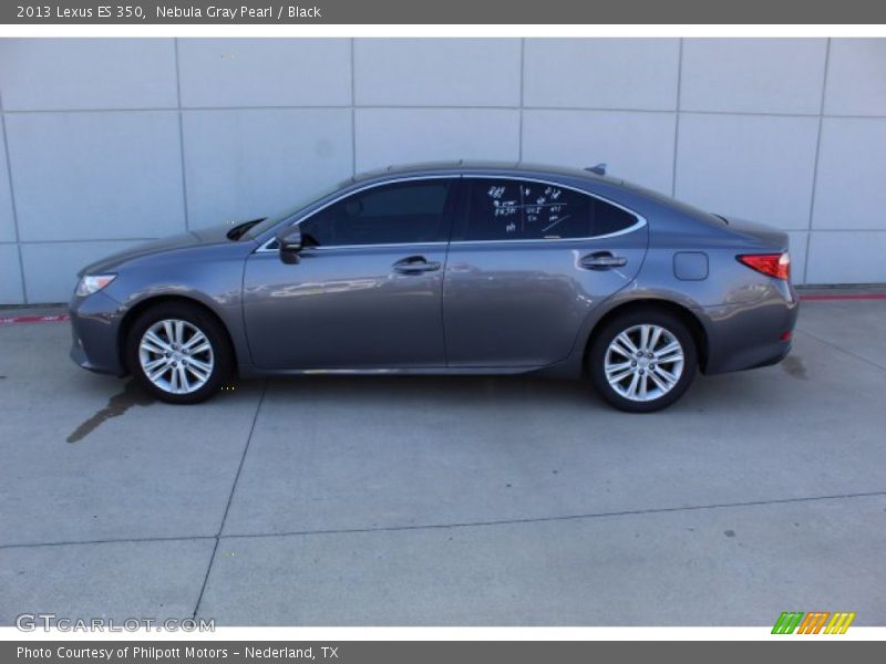 Nebula Gray Pearl / Black 2013 Lexus ES 350